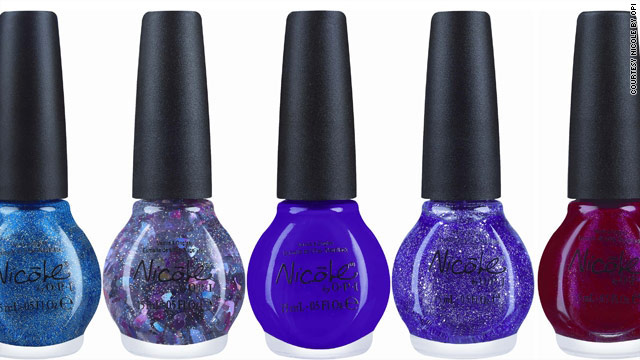 Polishes from Justin Bieber's nail polish line for Nicole by OPI