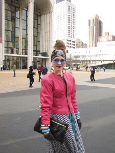 Hope in pink jacket