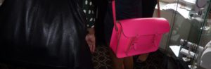 Neon Pink Cambridge Satchel Company Crossbody Bag