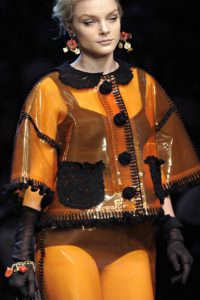 Dolce Gabbana Clear Orange Jacket Spring 2012