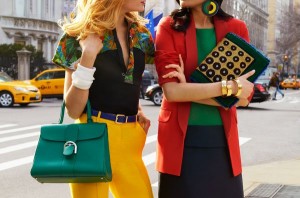 Yigal Azrouel red blazer in Harper's Bazaar