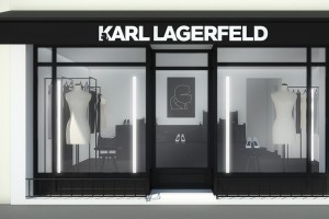 Rendering of the Karl Lagerfeld pop-up in St. Tropez