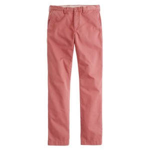 J. Crew Broken-in chino in Smoke Red