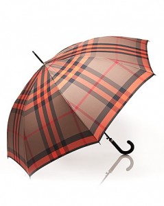 Burberry Packable Check Regent Walking Umbrella
