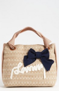 Lanvin 22 Faubourg Raffia Shopper