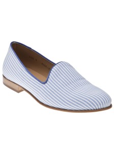 Del Toro Loafer in Seersucker