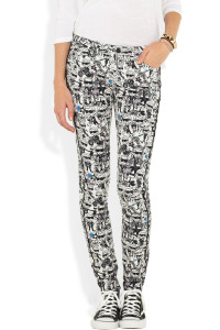 Karl Lagerfeld + Tokidoki Printed Jean