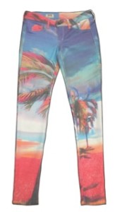 SOLD design lab palm tree printed pants