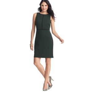 LOFT Tipped Sheath Dress