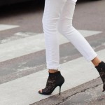 Outfit Inspiration: Wearing White Jeans in the Winter
