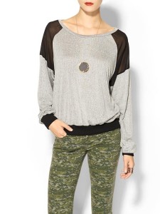 Glamorous Contrast Shoulder Sweatshirt