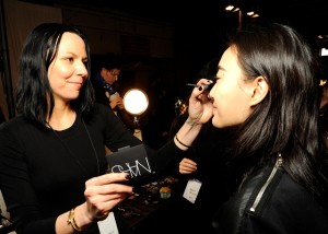 Backstage at Phillip Lim