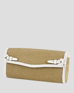 Lauren Ralph Lauren Gipson Straw Clutch
