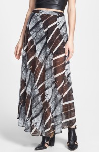 ASTR Print Maxi Skirt