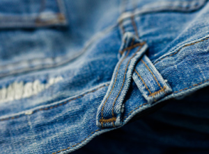 Detail of J. Crew's Point Sur denim