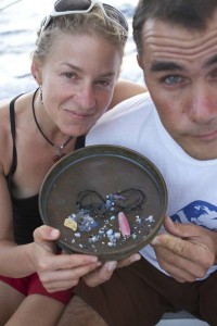 Anna Cummins and Marcus Eriksen
