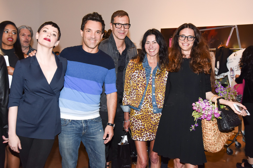 Rose McGowan, George Kotsiopoulos, Magda Berliner and Elizabeth Stewart